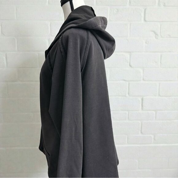 New With Tags DG2 Diane Gilman Downtime Knit Flex FlutterBack Hoodie/Jacket Med - Picture 3 of 9